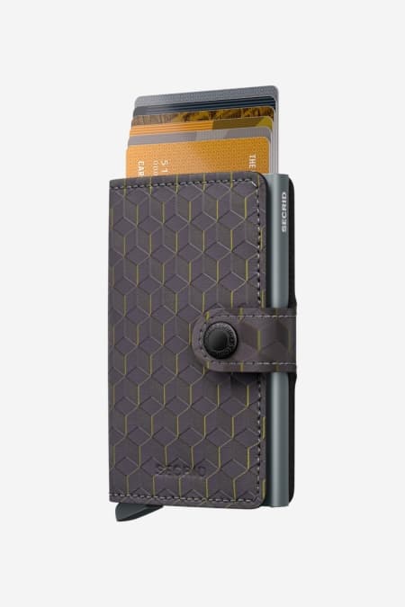 Secrid Miniwallet optical grey yellow
