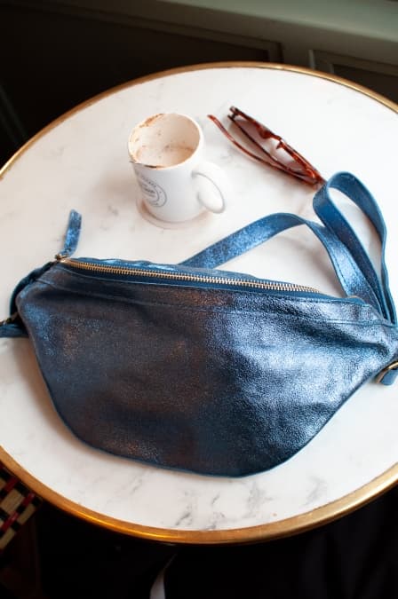 La Troïka Banane Lina métallisé